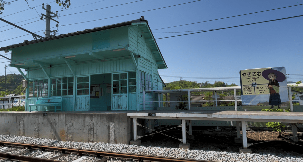 上田電鉄別所線の八木沢駅