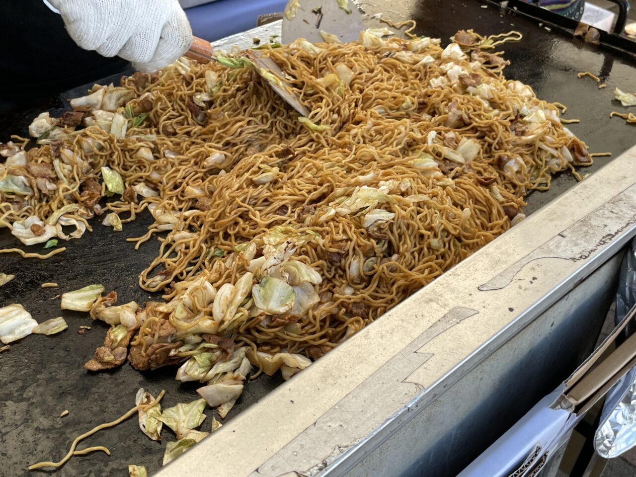 焼きそばの屋台