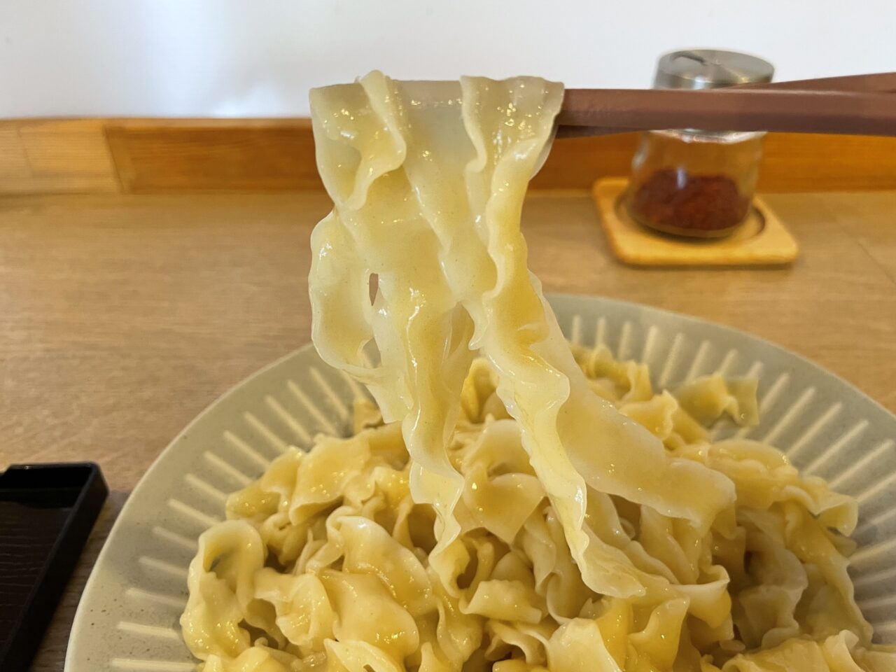 幅広の麺