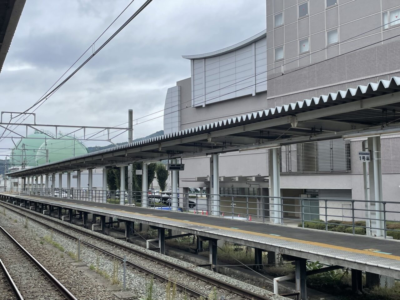 上田駅のホーム