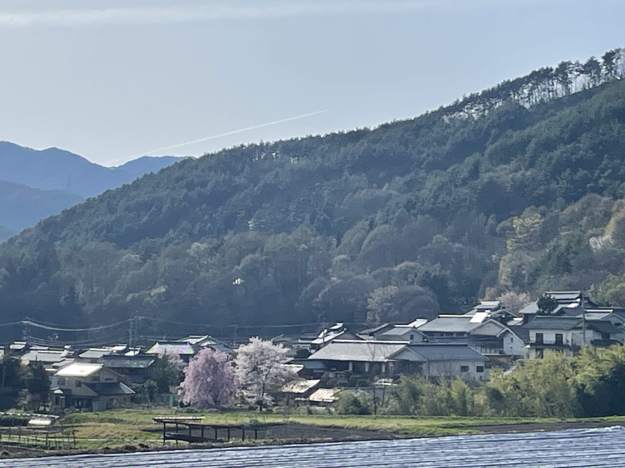 集落の遠景