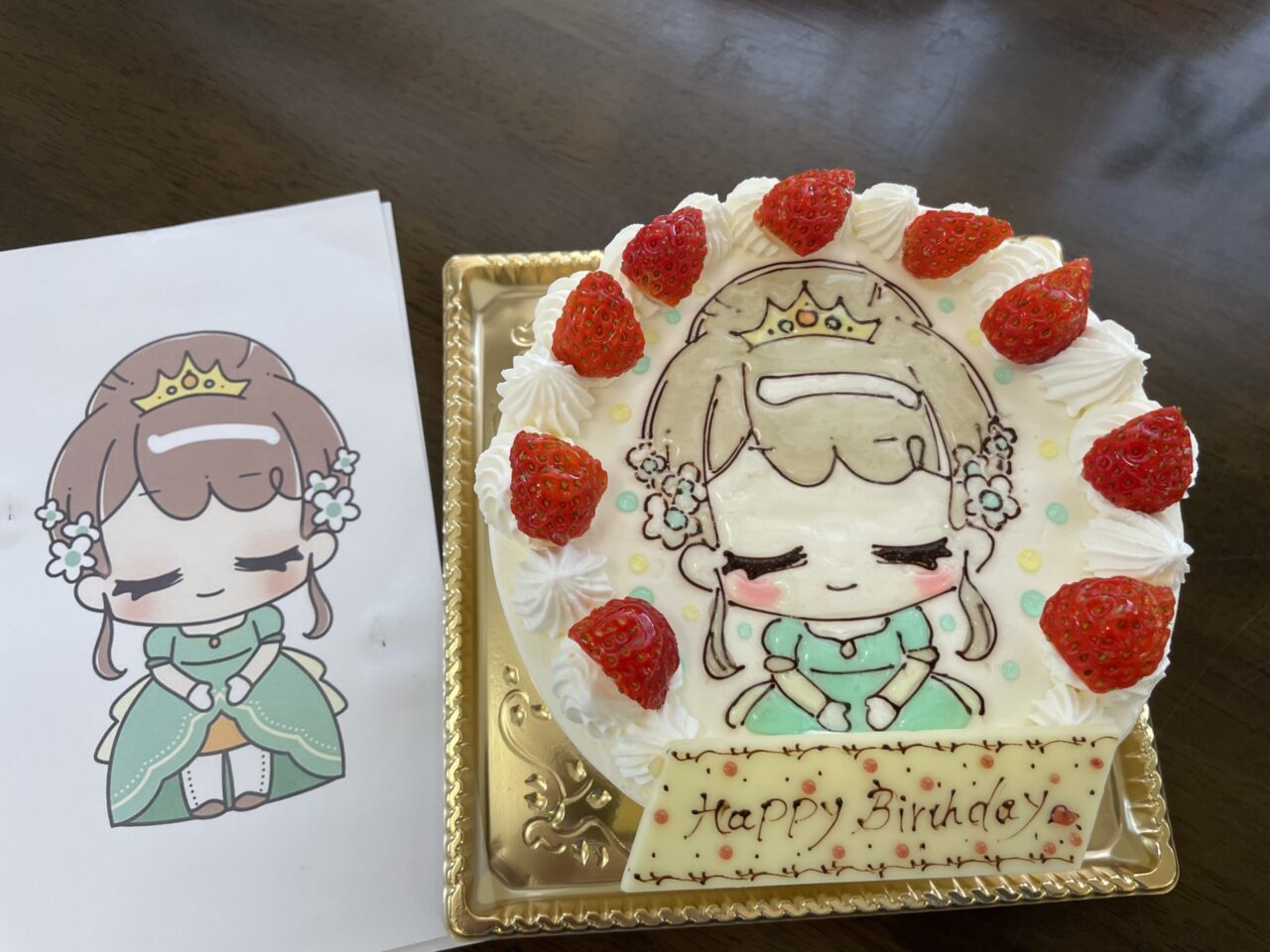 オーダーメイドのバースデーケーキ