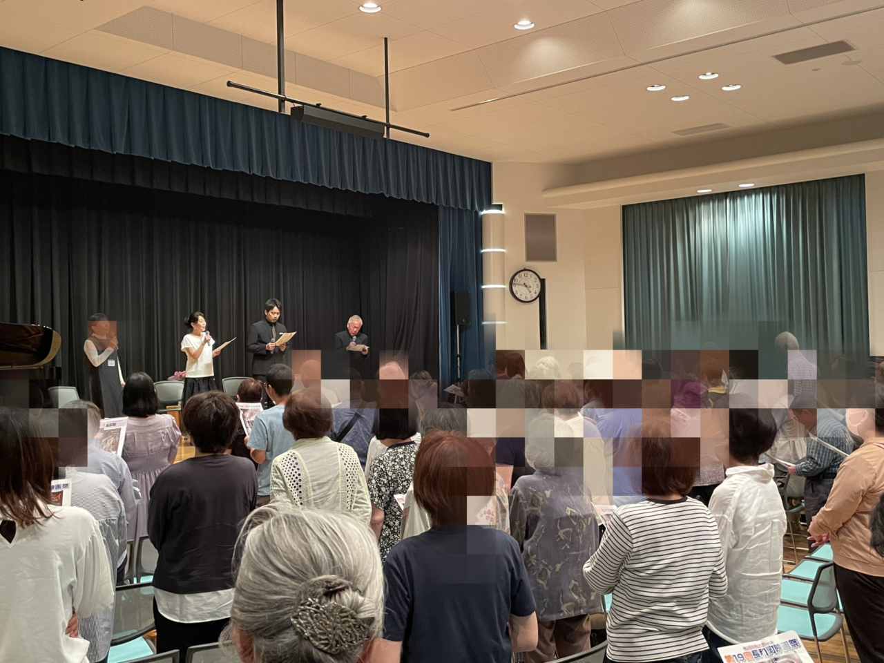 シャボン玉を合唱