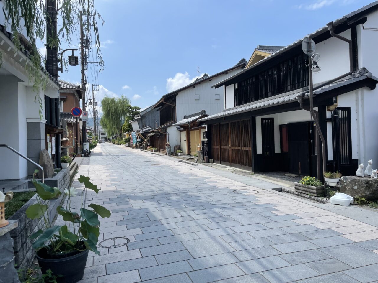 柳町の街並み