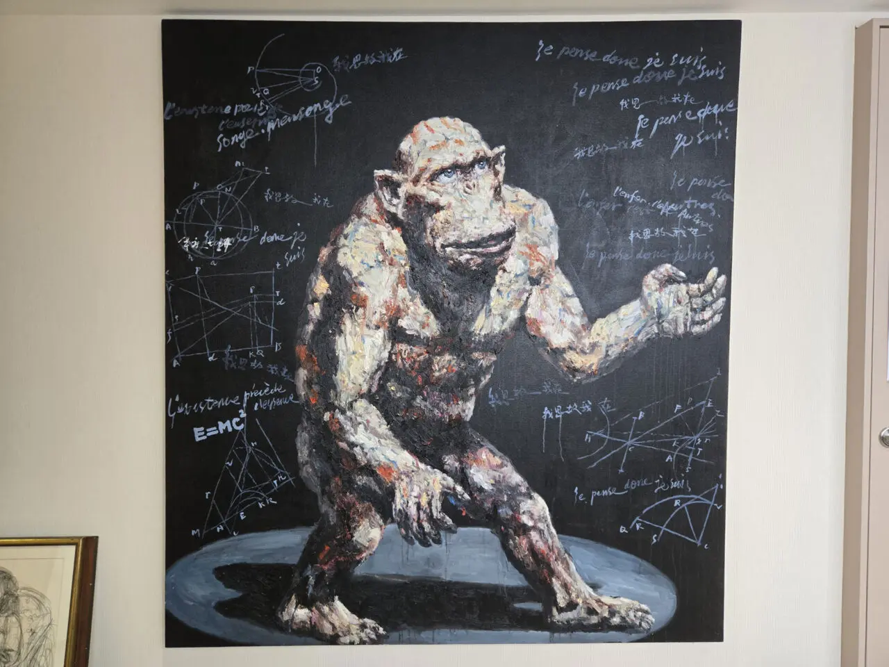 石鍋裕シェフから寄贈された絵画