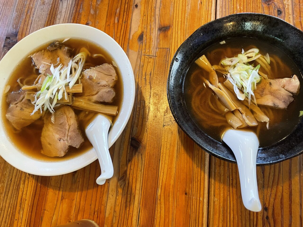 チャーシュー麺と中華そば