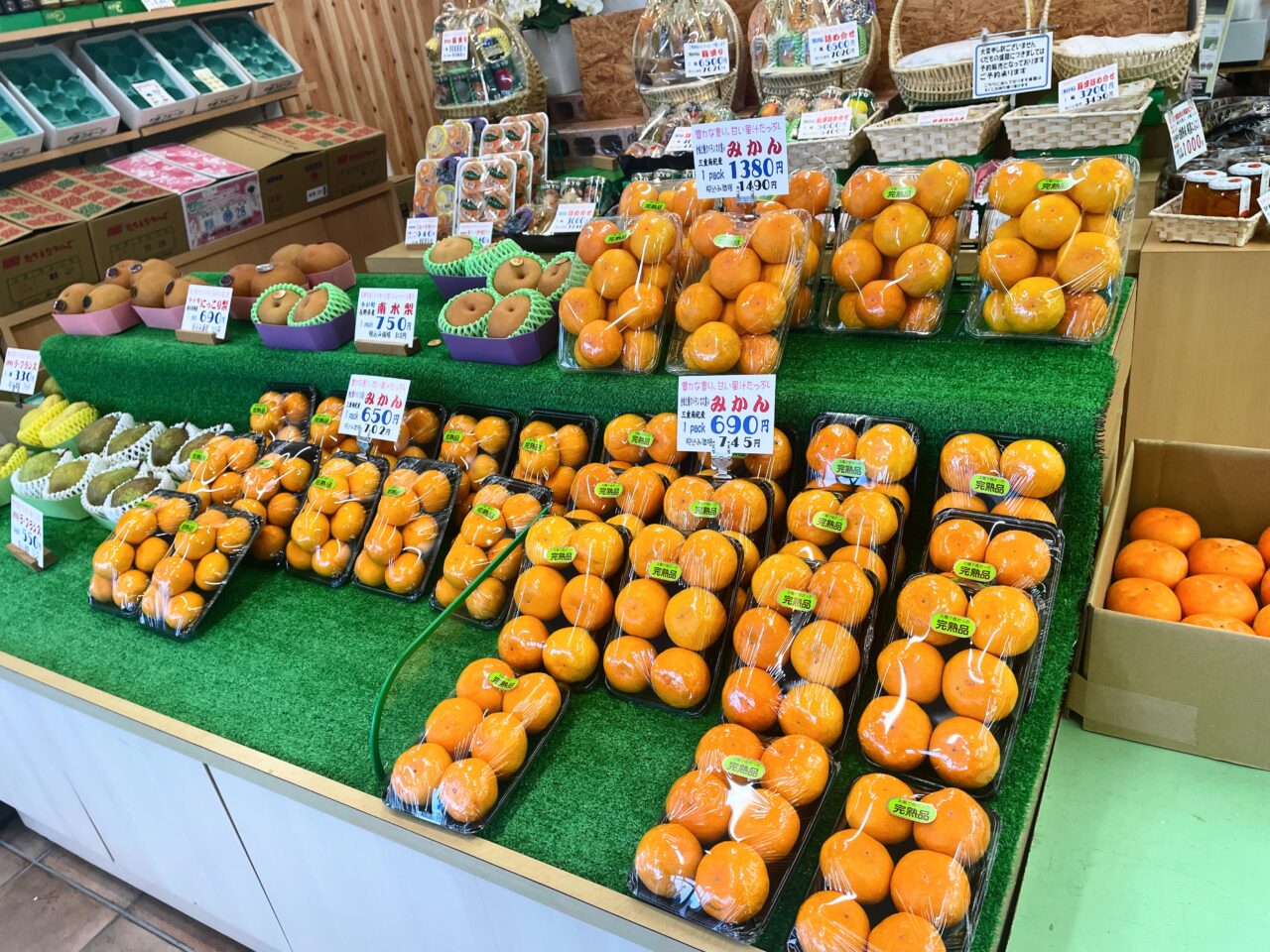 千曲フルーツのみかんや洋梨